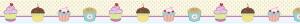 Ursus MASKING TAPE 15MMx10M CUPCAKES