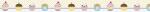 Ursus MASKING TAPE 15MMx10M CUPCAKES