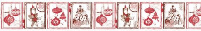 Ursus MASKING TAPE 30MMx10M 43 "WEIHNACHTSBRIEFMARKEN"