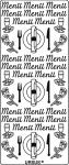 Ursus KREATIV STICKER 10x23CM,MOTIV 04,1ST.GOLD