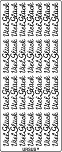 Ursus KREATIV STICKER 10x23CM,MOTIV 06,1ST.GOLD