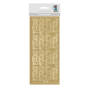 Ursus KREATIV STICKER 10x23CM,MOTIV 10,1ST.GOLD