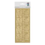 Ursus KREATIV STICKER 10x23CM,MOTIV 10,1ST.GOLD