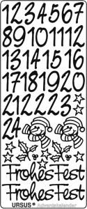 Ursus KREATIV STICKER 10x23CM,MOTIV 103,1ST.GOLD