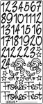 Ursus KREATIV STICKER 10x23CM,MOTIV 103,1ST.GOLD