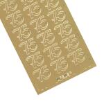 Ursus KREATIV STICKER 10x23CM,MOTIV 108,1ST.GOLD