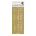 Ursus KREATIV STICKER 10x23CM,MOTIV:111,1ST.GOLD