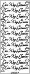 Ursus KREATIV STICKER 10x23CM,MOTIV:114,1ST. GOLD