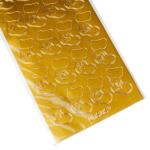 Ursus KREATIV STICKER 10x23CM,MOTIV 124,1ST.GOLD