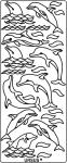 Ursus KREATIV STICKER 10x23CM,MOTIV 18,1ST.GOLD