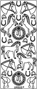 Ursus KREATIV STICKER 10x23CM,MOTIV 19,1ST.GOLD