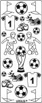 Ursus KREATIV STICKER 10x23CM,MOTIV 20,1ST.GOLD