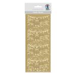 Ursus KREATIV STICKER 10x23CM,MOTIV 25,1ST.GOLD