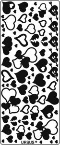 Ursus KREATIV STICKER 10x23CM,MOTIV 26,1ST.GOLD