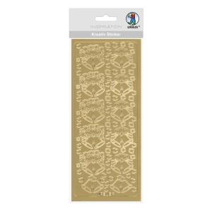 Ursus KREATIV STICKER 10x23CM,MOTIV 30,1ST.GOLD