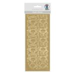 Ursus KREATIV STICKER 10x23CM,MOTIV 30,1ST.GOLD