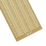 Ursus KREATIV STICKER 10x23CM,MOTIV 34,1ST.GOLD