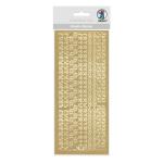 Ursus KREATIV STICKER 10x23CM,MOTIV 38,1ST.GOLD