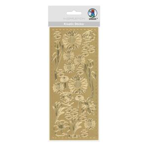 Ursus KREATIV STICKER 10x23CM,MOTIV 53,1ST.GOLD