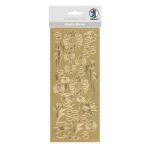 Ursus KREATIV STICKER 10x23CM,MOTIV 53,1ST.GOLD