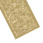 Ursus KREATIV STICKER 10x23CM,MOTIV 57,1ST.GOLD