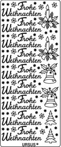 Ursus KREATIV STICKER 10x23CM,MOTIV 58,1ST.GOLD