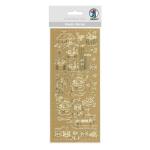 Ursus KREATIV STICKER 10x23CM,MOTIV 64,1ST.GOLD