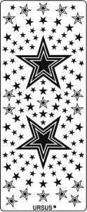Ursus KREATIV STICKER 10x23CM,MOTIV 67,1ST.GOLD