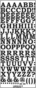 Ursus KREATIV STICKER 10x23CM,MOTIV 69,1ST.GOLD