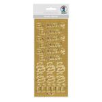 Ursus KREATIV STICKER 10x23CM,MOTIV 74,1ST.GOLD
