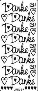 Ursus KREATIV STICKER 10x23CM,MOTIV 76,1ST.GOLD