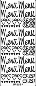 Ursus KREATIV STICKER 10x23CM,MOTIV 80,1ST.GOLD