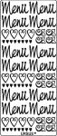 Ursus KREATIV STICKER 10x23CM,MOTIV 80,1ST.GOLD