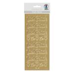 Ursus KREATIV STICKER 10x23CM,MOTIV 81,1ST.GOLD