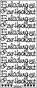 Ursus KREATIV STICKER 10x23CM,MOTIV 82,1ST.GOLD