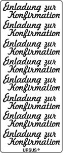 Ursus KREATIV STICKER 10x23CM,MOTIV 83,1ST.GOLD