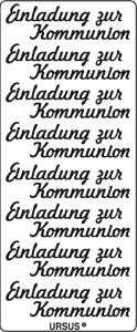 Ursus KREATIV STICKER 10x23CM,MOTIV 84,1ST.GOLD