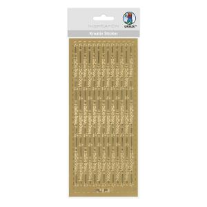 Ursus KREATIV STICKER 10x23CM,MOTIV 86,1ST.GOLD