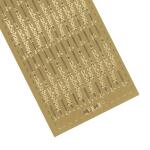 Ursus KREATIV STICKER 10x23CM,MOTIV 86,1ST.GOLD