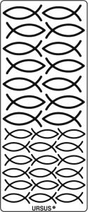 Ursus KREATIV STICKER 10x23CM,MOTIV 90,1ST.GOLD