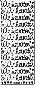 Ursus KREATIV STICKER 10x23CM,MOTIV 93,1ST.GOLD