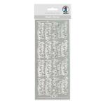 Ursus KREATIV STICKER 10x23CM,MOTIV 10,1ST.SILBER