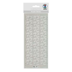 Ursus KREATIV STICKER 10x23CM,MOTIV 108,1ST.SILBER