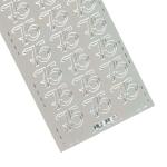 Ursus KREATIV STICKER 10x23CM,MOTIV 108,1ST.SILBER