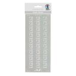 Ursus KREATIV STICKER 10x23CM,MOTIV:111,1ST.SILBER