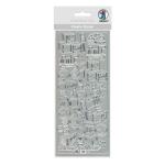 Ursus KREATIV STICKER 10x23CM,MOTIV 23,1ST.SILBER
