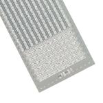 Ursus KREATIV STICKER 10x23CM,MOTIV 37,1ST.SILBER