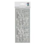 Ursus KREATIV STICKER 10x23CM,MOTIV 52,1ST.SILBER
