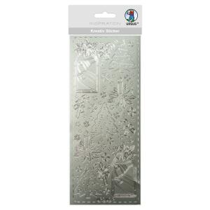 Ursus KREATIV STICKER 10x23CM,MOTIV 62,1ST.SILBER