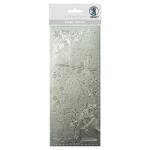 Ursus KREATIV STICKER 10x23CM,MOTIV 62,1ST.SILBER